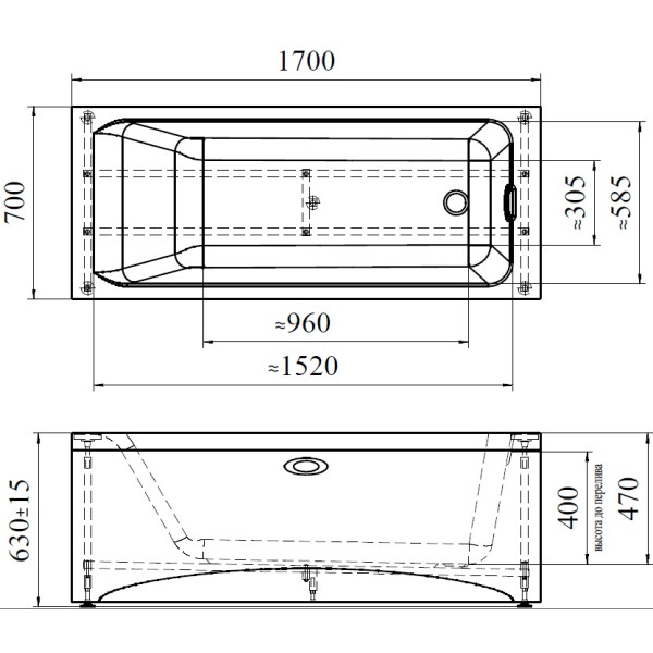 Ванна акриловая Радомир Агата 170*70 с каркасом (разборный) (2-01-0-0-1-226Р) Ванна акриловая Радомир Агата 170*70 с каркасом (разборный) (2-01-0-0-1-226Р)