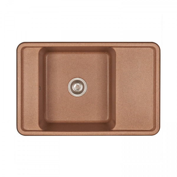 Мойка для кухни врезная Aquaton Беллис 510x780x250 терракот (1.A725.0.32B.S27.0)