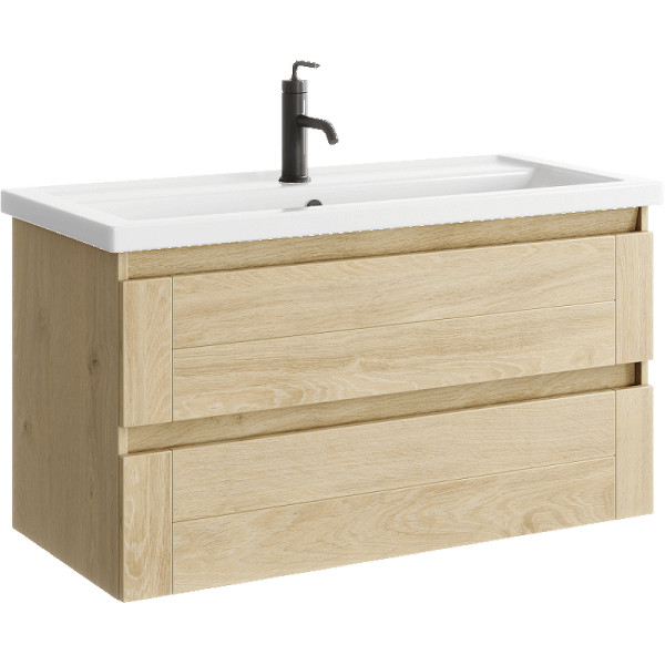 Тумба подвесная Aqwella Astrid 972x450x525 дуб давос натуральный (AST0110DD)