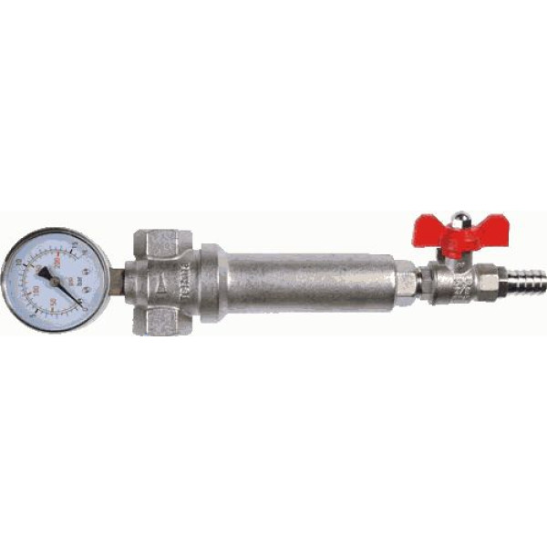 Фильтр с манометром самоочищающийся 1" TeRma (300 мкр.) (33913) Фильтр с манометром самоочищающийся 1" TeRma (300 мкр.) (33913)