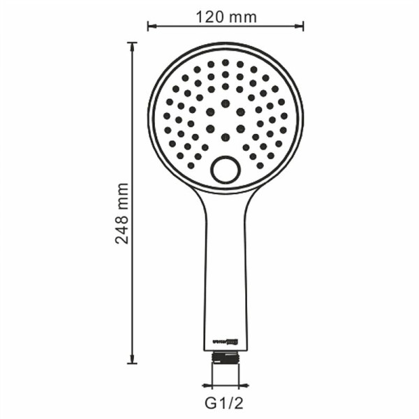 Душевая система WasserKRAFT золотой (A71207)