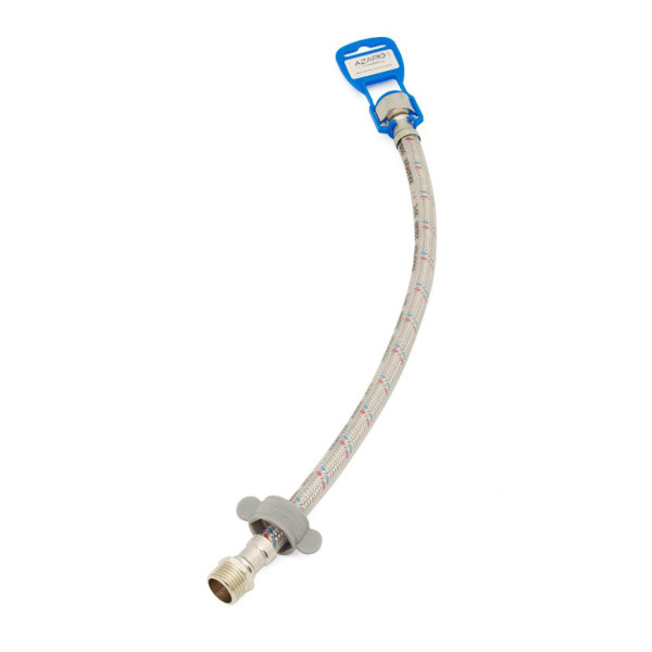 Подводка гибкая для воды 600 мм 1/2" ВН Azario LUXe (силик.оболочка)(AZLux708)