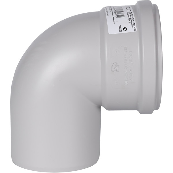 Отвод 110x87 Stout (PP, серый) (SKB-0012-011087)