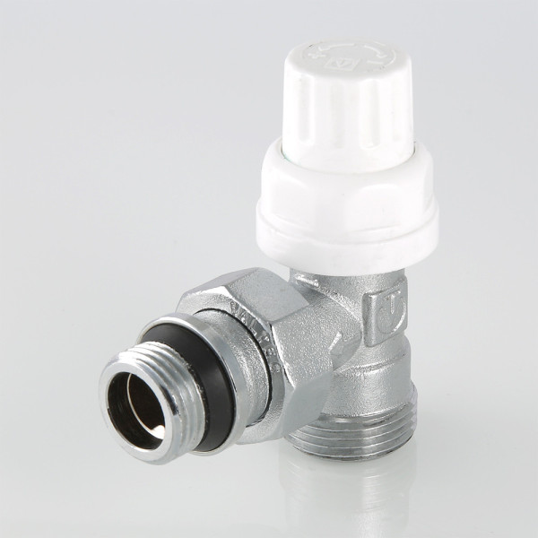 Клапан термостатический угловой 1/2"*3/4"(18) евроконус Valtec VT.031.NER (с уплотн. кольцом) (VT.031.NER.04)