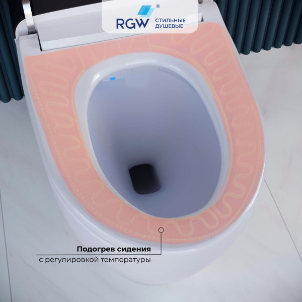 Унитаз-биде RGW SW-30 с сиденьем микролифт (63420130-01)