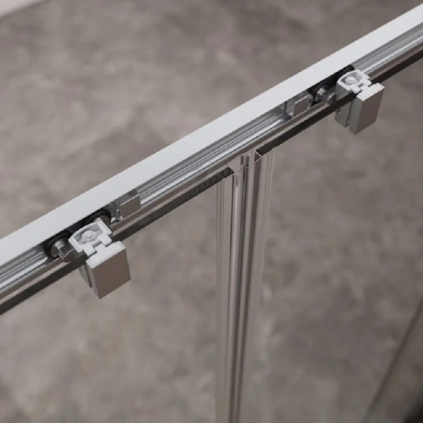 Душевой уголок Cezares Molveno 180x80x195 стекло прозрачное, профиль хром (MOLVENO-AH-2/2-180/80-C-Cr-IV)