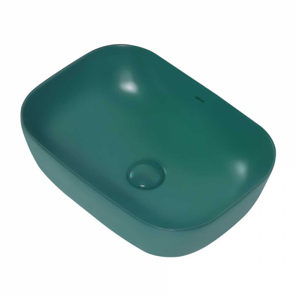 Раковина накладная Abber Rechteck темно-зеленая матовая (AC2200MBG) Раковина накладная Abber Rechteck темно-зеленая матовая (AC2200MBG)