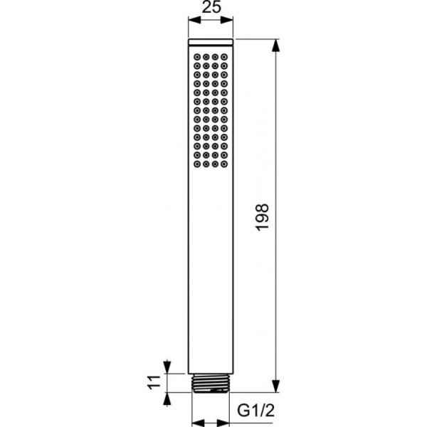 Душевая лейка Ideal Standard IdealRain (BC774XG) Душевая лейка Ideal Standard IdealRain (BC774XG)