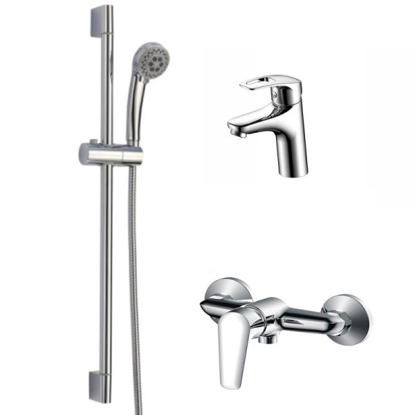 Комплект смесителей Fashun хром (A2822) Комплект смесителей Fashun хром (A2822)