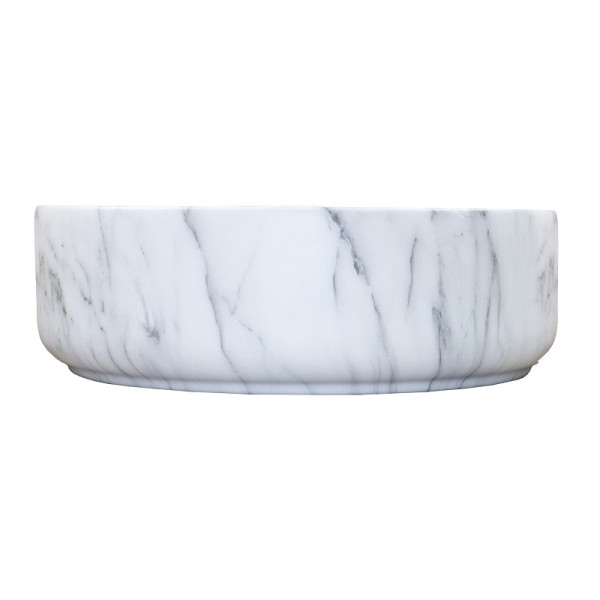 Раковина накладная Azario 35,5x35,5x12 серый мраморный (AZ-3134-M820)