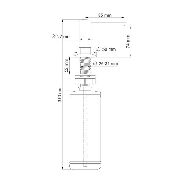 Дозатор WasserKRAFT (K-75993)