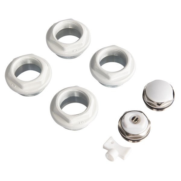 Комплект универсальный для монтажа радиатора Royal Thermo 3/4'' (белый) (RT3/4W)