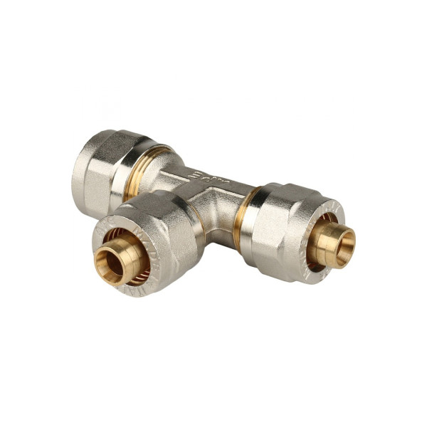 Тройник 20*16*16 Stout (обжим) SFS-0010-201616 Тройник 20*16*16 Stout (обжим) SFS-0010-201616