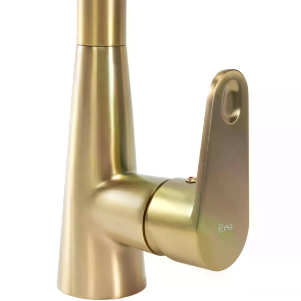 Смеситель для кухни Rea Mild золото матовое (REA-B4803) Смеситель для кухни Rea Mild золото матовое (REA-B4803)