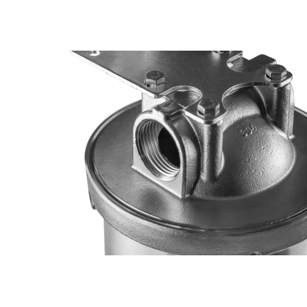 Фильтр колбовый Гейзер HS 1" 20ВВ со сливом (нержавеющая сталь, для холодной и горячей воды) (50631) Фильтр колбовый Гейзер HS 1" 20ВВ со сливом (нержавеющая сталь, для холодной и горячей воды) (50631)