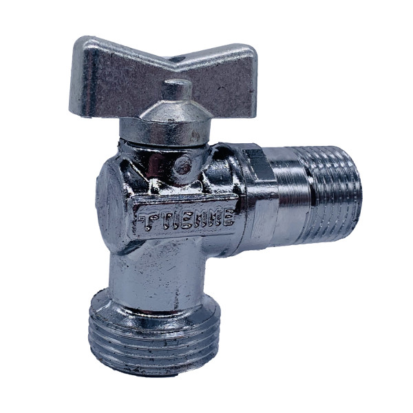 Кран угловой шаровый Tiemme 1/2"*3/4" НН (2950011) Кран угловой шаровый Tiemme 1/2"*3/4" НН (2950011)