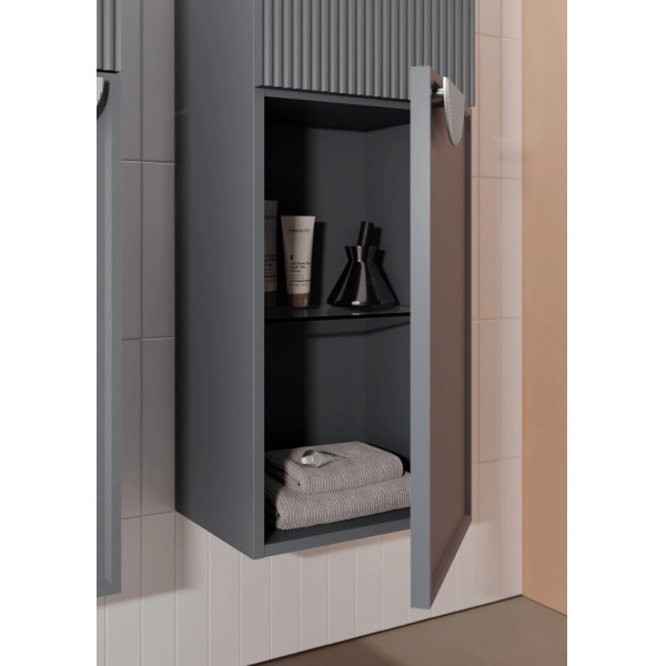 Пенал подвесной Orka Molino 400x320x1380 антрацит матовый (3006329)