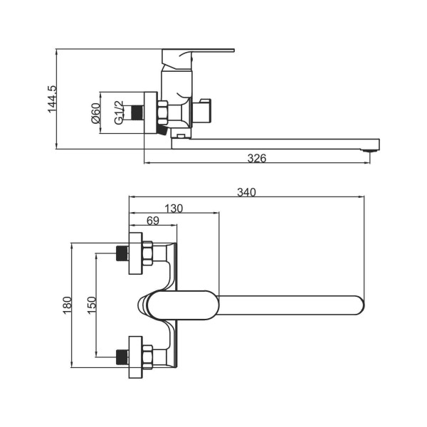Смеситель для ванны и душа Fashun с душевым комплектом золото (A2285-35) Смеситель для ванны и душа Fashun с душевым комплектом золото (A2285-35)