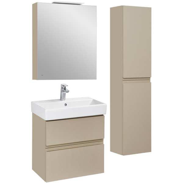 Шкаф зеркальный Roca Oleta 600x137x700 капучино (A857645515)