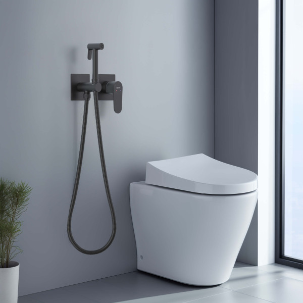 Смеситель с гигиеническим душем Aquatek Оберон черный матовый (AQ1220MB) Смеситель с гигиеническим душем Aquatek Оберон черный матовый (AQ1220MB)