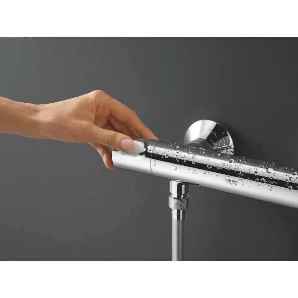 Смеситель для душа Grohe Grohtherm с термостатом хром (34793000) Смеситель для душа Grohe Grohtherm с термостатом хром (34793000)
