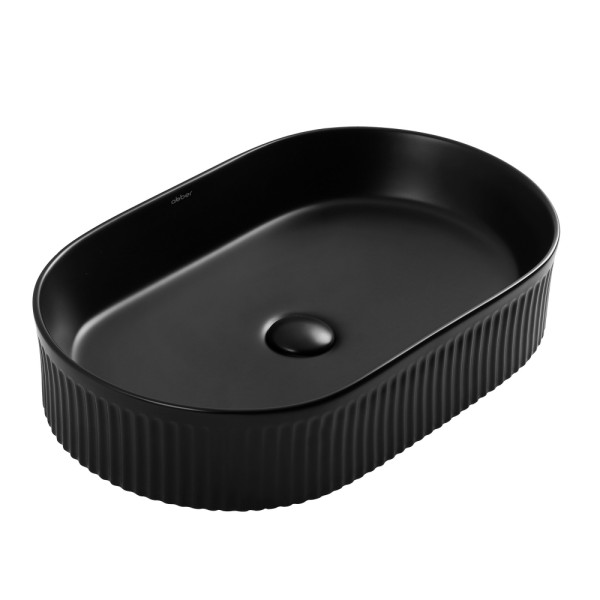Раковина накладная Bequem (черный матовый)