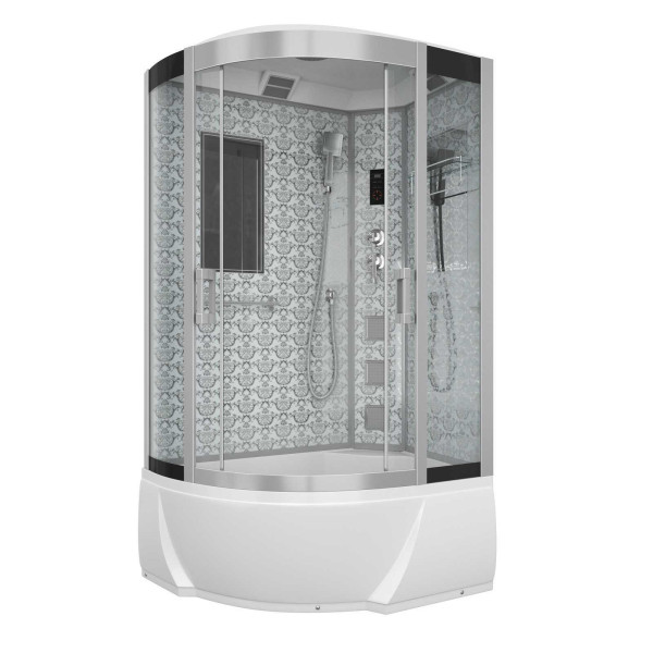 Душевая кабина Niagara с гидромассажем Luxe 1200*800*2200 стекло прозрачное, профиль хром (NGL-7712W R) Душевая кабина Niagara с гидромассажем Luxe 1200*800*2200 стекло прозрачное, профиль хром (NGL-7712W R)