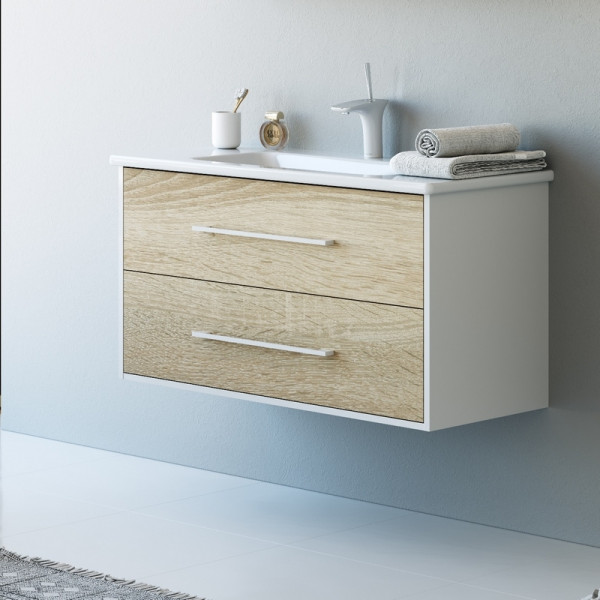 Тумба подвесная Aqwella Miami 609x445x525 дуб сонома (Mai.01.06)