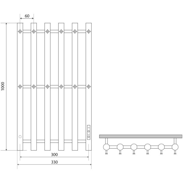 Полотенцесушитель электрический Melodia Blues Electro Ferrum 1000х330 П6 12 крючков белый (MTRBEF10033wt) Полотенцесушитель электрический Melodia Blues Electro Ferrum 1000х330 П6 12 крючков белый (MTRBEF10033wt)