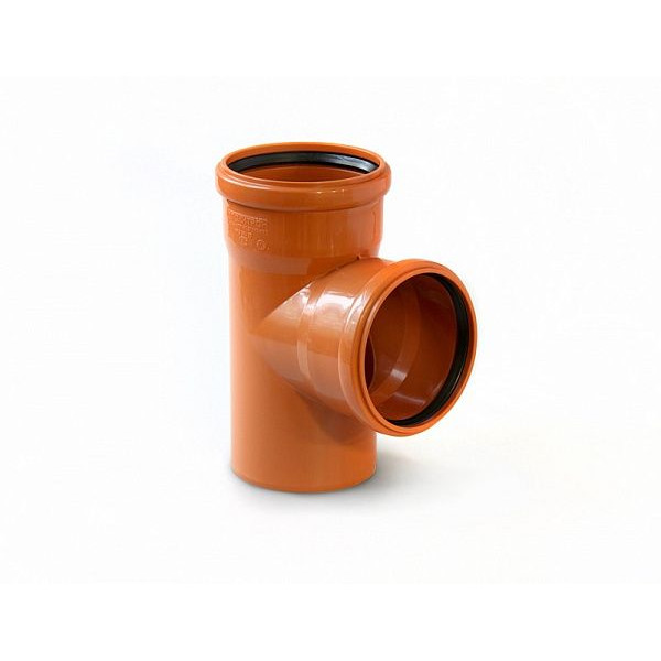 Тройник 110х110х87° Pro Aqua Terra (PP) для наружной канализации (PPH70111187) Тройник 110х110х87° Pro Aqua Terra (PP) для наружной канализации (PPH70111187)