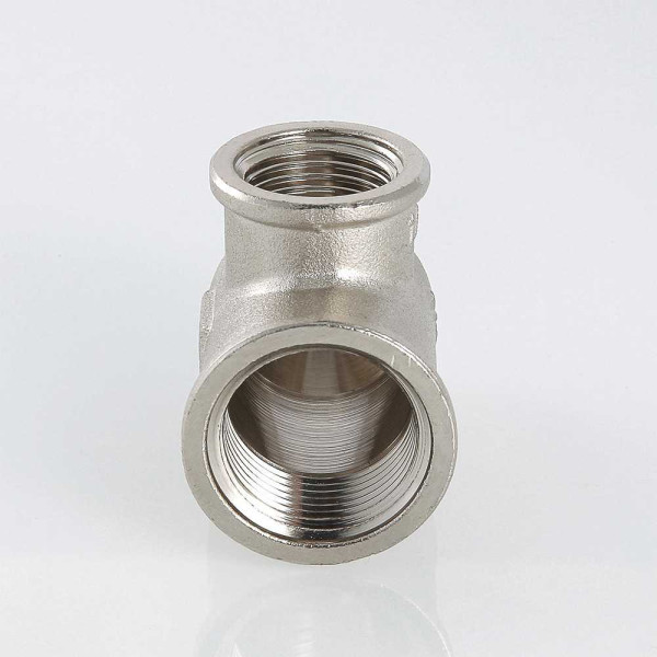 Тройник переходной 3/4"х1/2"х3/4" НВВ Valtec (никель) (VTr.134.RN.050405) Тройник переходной 3/4"х1/2"х3/4" НВВ Valtec (никель) (VTr.134.RN.050405)