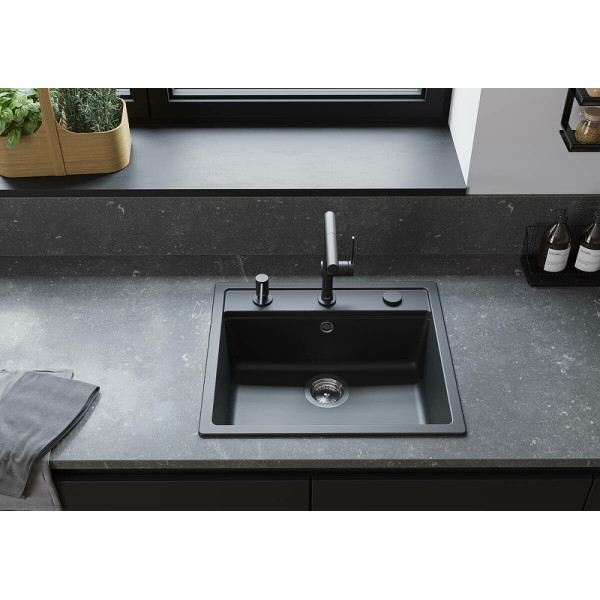 Смеситель для кухни Hansgrohe M54 Talis 270 с выдвижным изливом черный (72808670) Смеситель для кухни Hansgrohe M54 Talis 270 с выдвижным изливом черный (72808670)