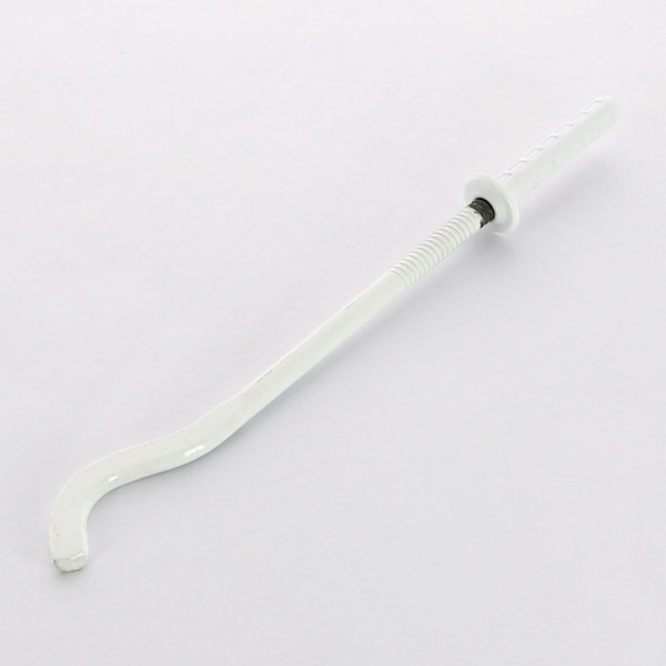 Кронштейн Uni-Fitt штыревой 10х220 плоский эмалированный с дюбелем