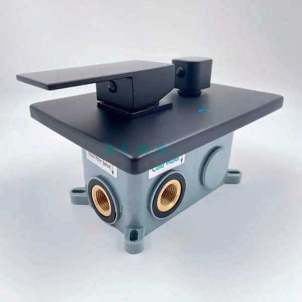 Душевая система ALMAes Teivaz черная матовая (TVZ-1805) Душевая система ALMAes Teivaz черная матовая (TVZ-1805)