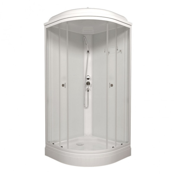 Душевая кабинаTriton Ультра 90x90 стекло прозрачное, профиль белый (DK319)