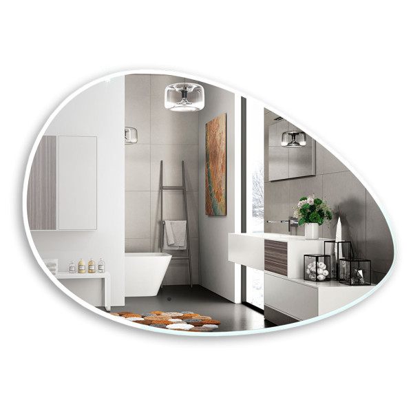 Зеркало Azario Omega 1200х800 c подсветкой и диммером, бесконтактный сенсор (LED-00002557) Зеркало Azario Omega 1200х800 c подсветкой и диммером, бесконтактный сенсор (LED-00002557)