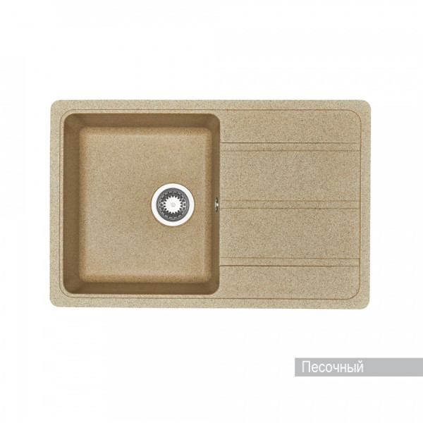 Мойка для кухни врезная Aquaton Аманда 510x780x211 песочный (1.A712.8.32A.D22.0)