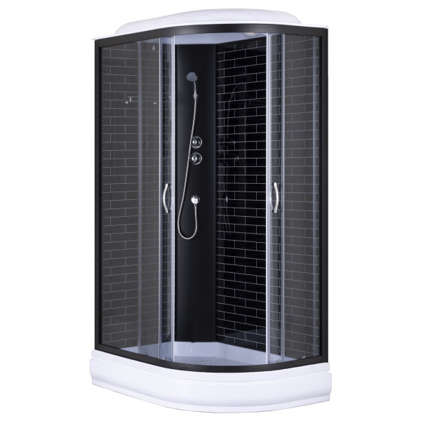 Душевая кабина Loranto Sunway 120x80 стекло тонированное, профиль черный (CS-66120-20R GB 120) Душевая кабина Loranto Sunway 120x80 стекло тонированное, профиль черный (CS-66120-20R GB 120)