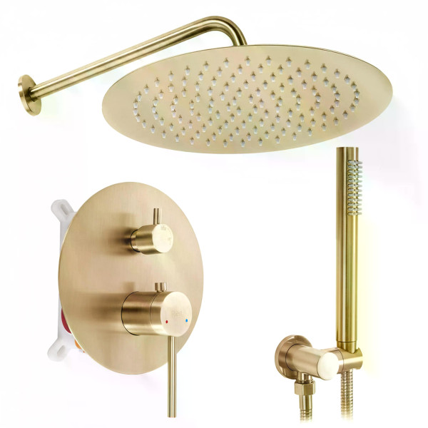 Душевая система Rea Foss/Clif + BOX Gold mat (REA-P5647) Душевая система Rea Foss/Clif + BOX Gold mat (REA-P5647)