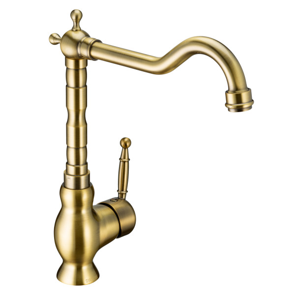 Смеситель для кухни Swedbe Selene бронза (7143)