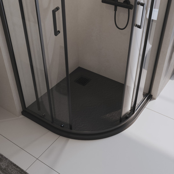Душевой поддон BelBagno Uno 90x90x3,5 черный матовый (TRAY-MR-UNO-R-90-550-3,5-NERO-NO) Душевой поддон BelBagno Uno 90x90x3,5 черный матовый (TRAY-MR-UNO-R-90-550-3,5-NERO-NO)