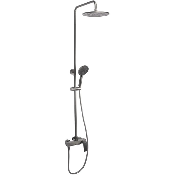 Душевая система с изливом Rea Avalon Titanium (REA-P2401)