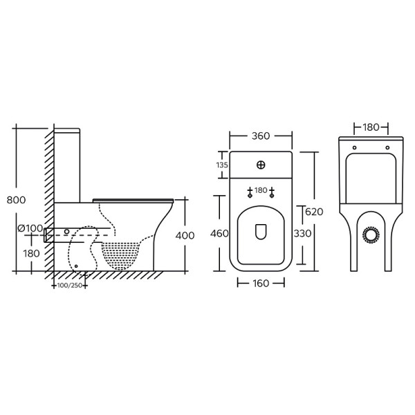 Унитаз напольный Azario Fresco с сиденьем с микролифтом белый (AZ-8302)