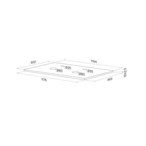 Столешница Iddis Optima Home 120x49,3x1 светло-серый (OPH12W0i89) Столешница Iddis Optima Home 120x49,3x1 светло-серый (OPH12W0i89)