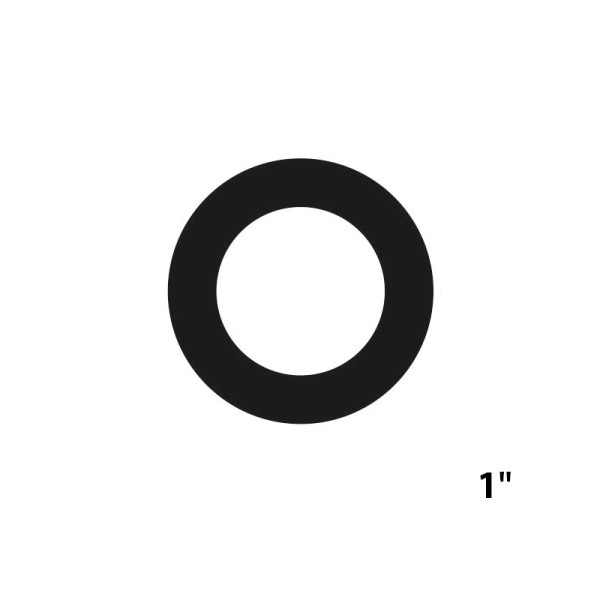 Прокладка 1" (резина) (100шт) TeRma (10157)