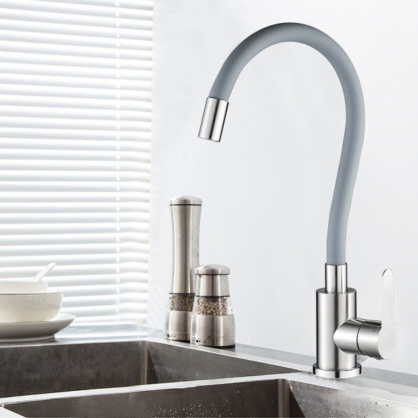 Смеситель для кухни Wesnaart Eko сатин (EKO05-141) Смеситель для кухни Wesnaart Eko сатин (EKO05-141)