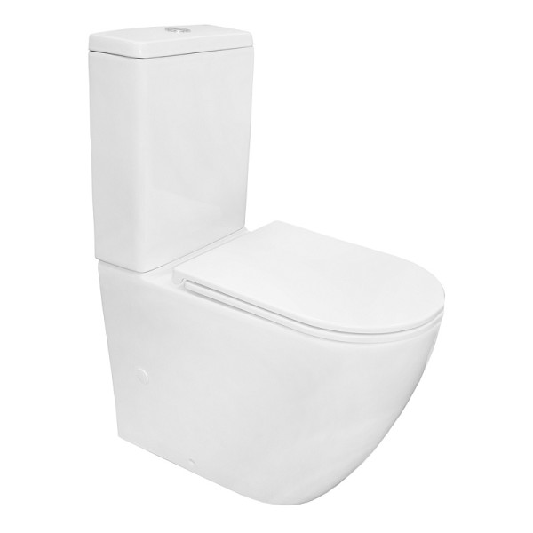 Унитаз напольный Azario Grado с сиденьем с микролифтом белый (AZ-2141 UQ1)