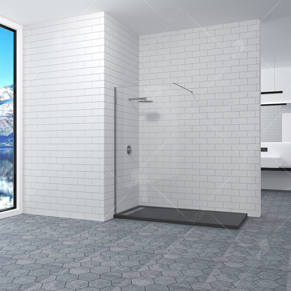 Душевая перегородка RGW WA-010 900*1950 стекло матовое, профиль хром (351001009-21)