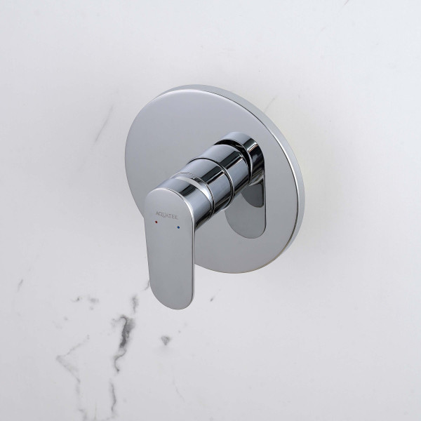 Смеситель для душа Aquatek Ника встраиваемый хром (AQ1866CR)
