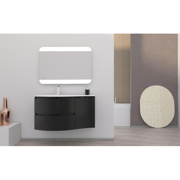 Пенал подвесной Cezares Vague 34x55 Nero opaco (55283) Пенал подвесной Cezares Vague 34x55 Nero opaco (55283)